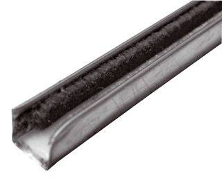 PROFILO GUIDA VETRI INOX MT.2,44