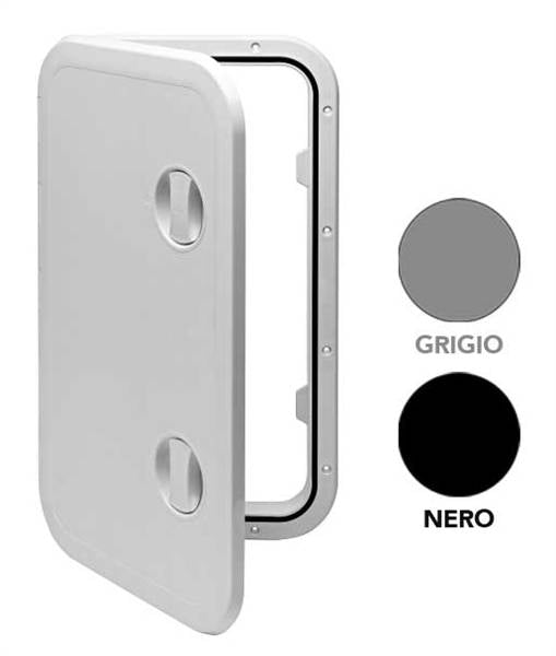 SPORTELLO RETTANGOLARE GRIGIO