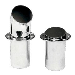 TERMINALE S.CURVO MM.60 ACC.INOX
