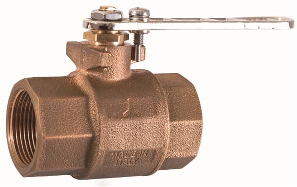 VALVOLA SFERA BRONZO 1" 1/4 C/SICUREZZA
